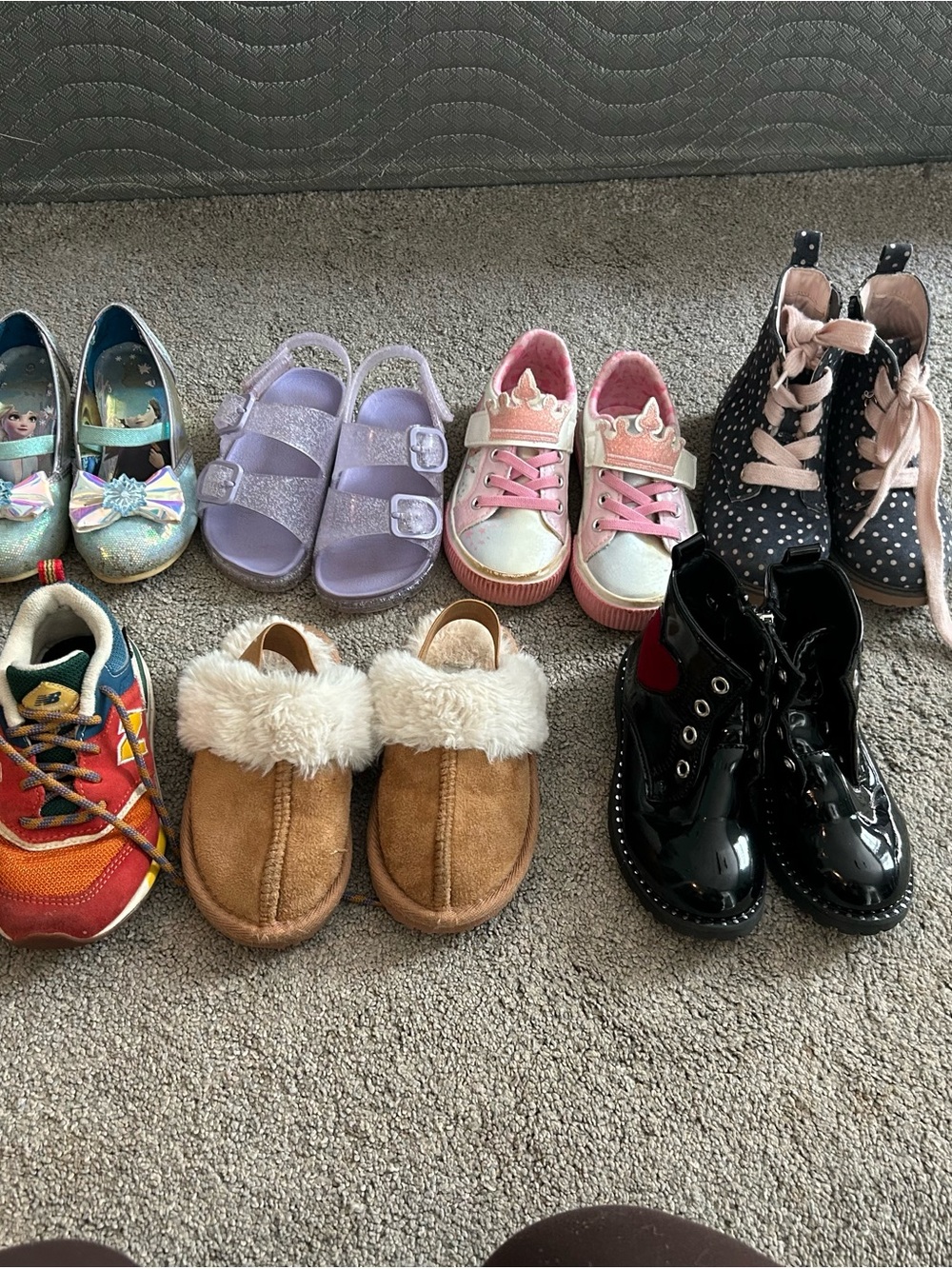 Bundle of Little Girls Shoes (Size 7-9 Toddler)